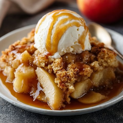 A dessert with a caramel sauce drizzled over it.