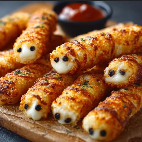 Mummy Mozzarella Sticks.