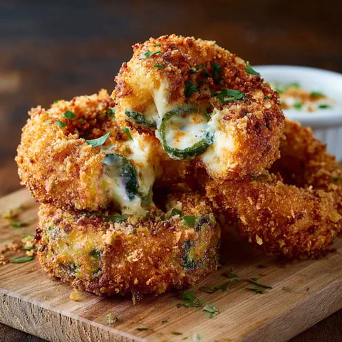 A plate of jalapeno poppers.