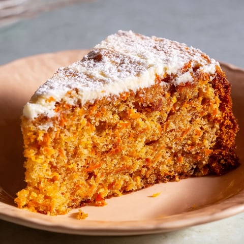 A slice of Italian Carrot Cake.