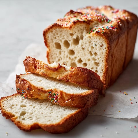 A slice of bread with sprinkles on it.