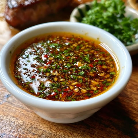A bowl of Crying Tiger Sauce.