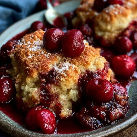 A plate of food with cherries on top.